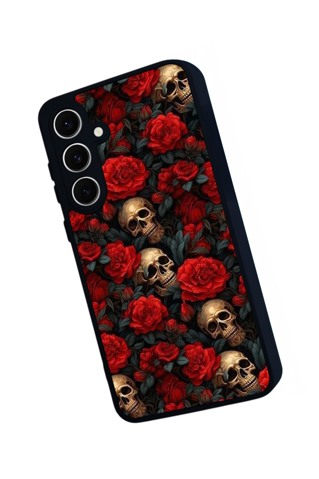 Samsung Galaxy S24 FE Uyumlu KuruKafa Tasarımlı Glossy Premium Kılıf