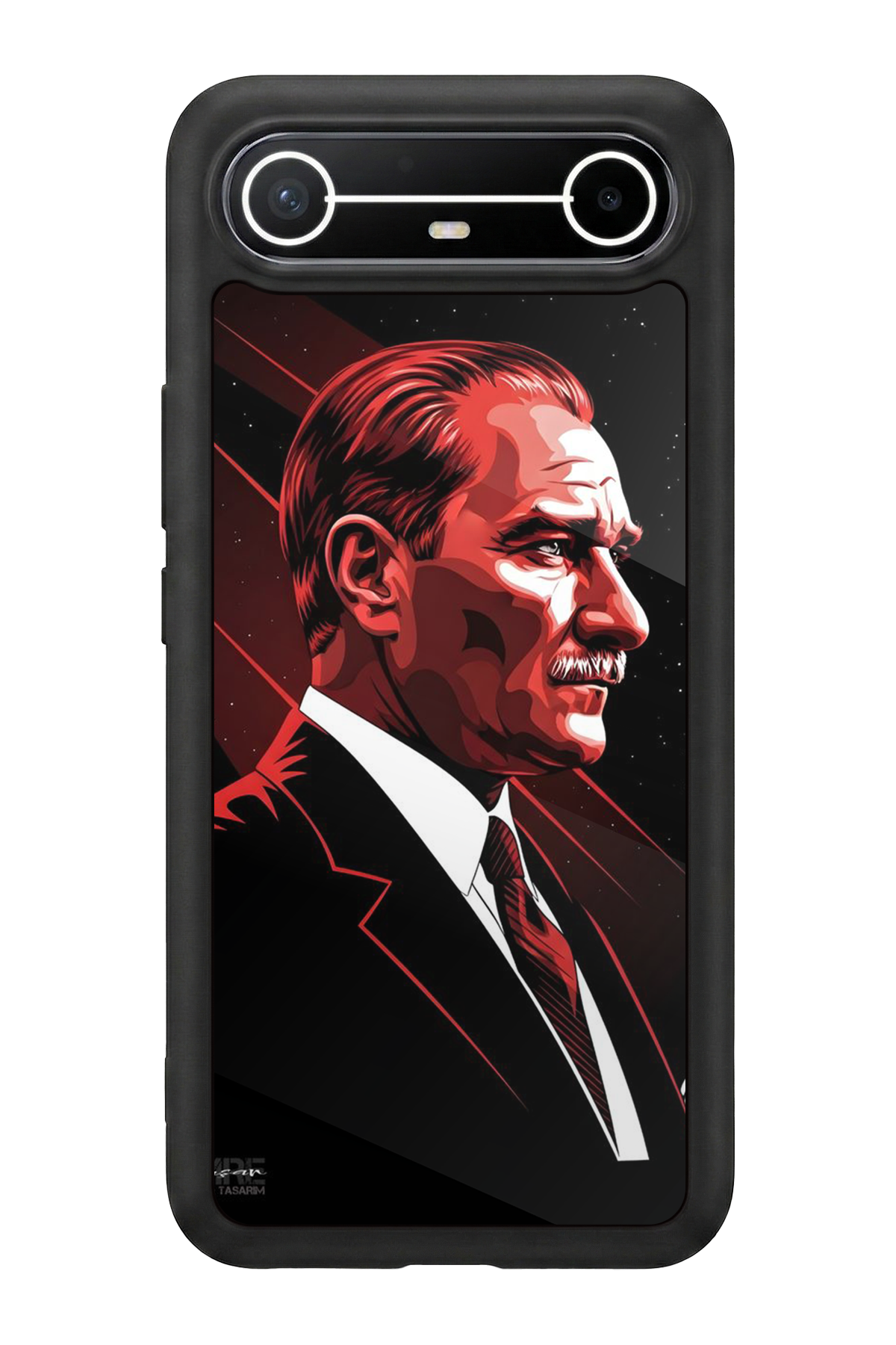Tecno Spark Slim 5G Uyumlu Mustafa Kemal Ataturk Tasarımlı Glossy Premium Kılıf