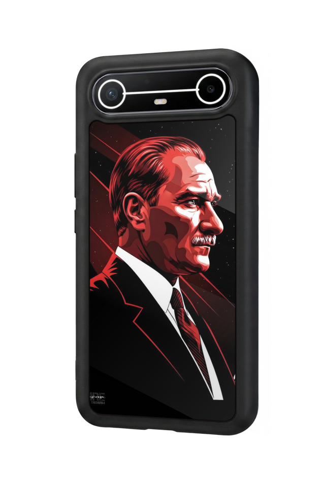 Tecno Spark Slim 5G Uyumlu Mustafa Kemal Ataturk Tasarımlı Glossy Premium Kılıf