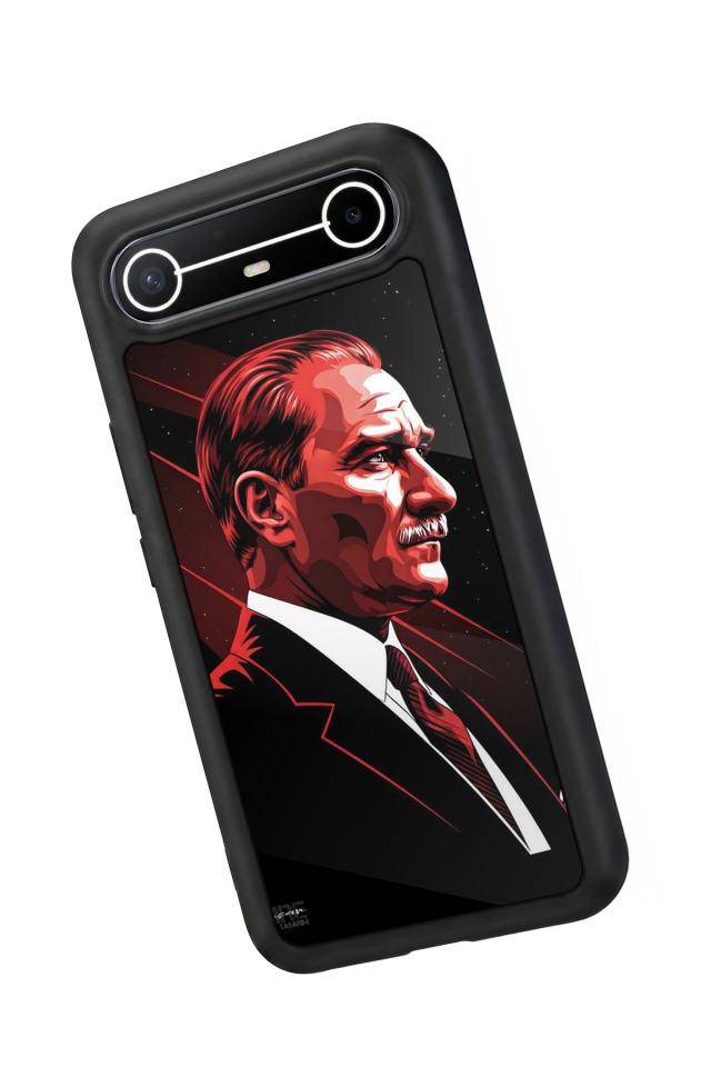 Tecno Spark Slim 5G Uyumlu Mustafa Kemal Ataturk Tasarımlı Glossy Premium Kılıf