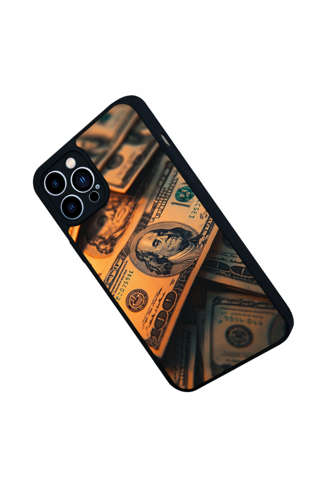 iPhone 13 Pro Max Uyumlu Para Tasarımlı Glossy Premium Kılıf