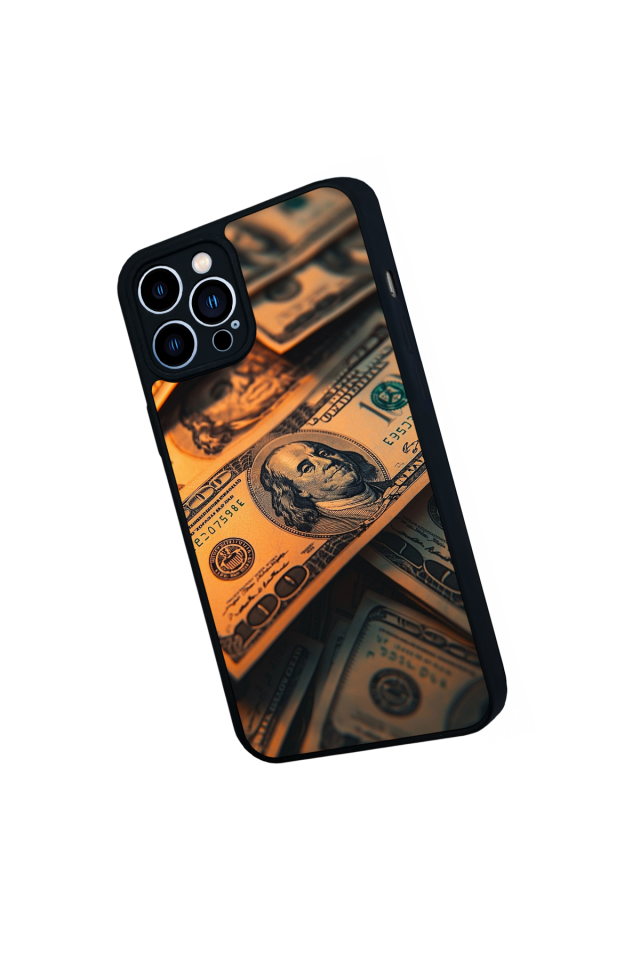 iPhone 13 Pro Max Uyumlu Para Tasarımlı Glossy Premium Kılıf