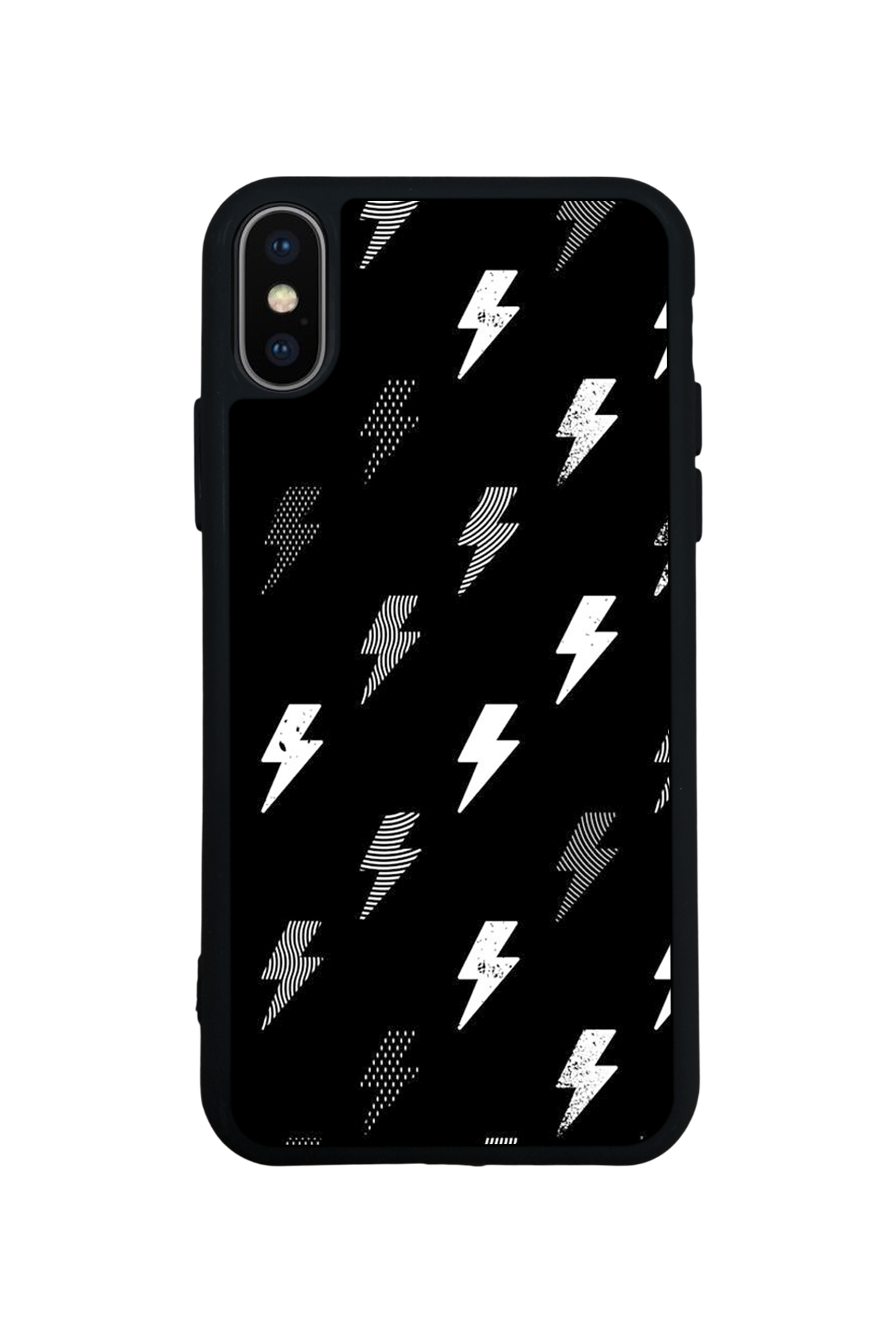 iPhone XS Max Uyumlu Simsek Tasarımlı Glossy Premium Kılıf