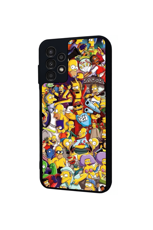 Samsung Galaxy A23 Uyumlu The Simpsons Tasarımlı Glossy Premium Kılıf