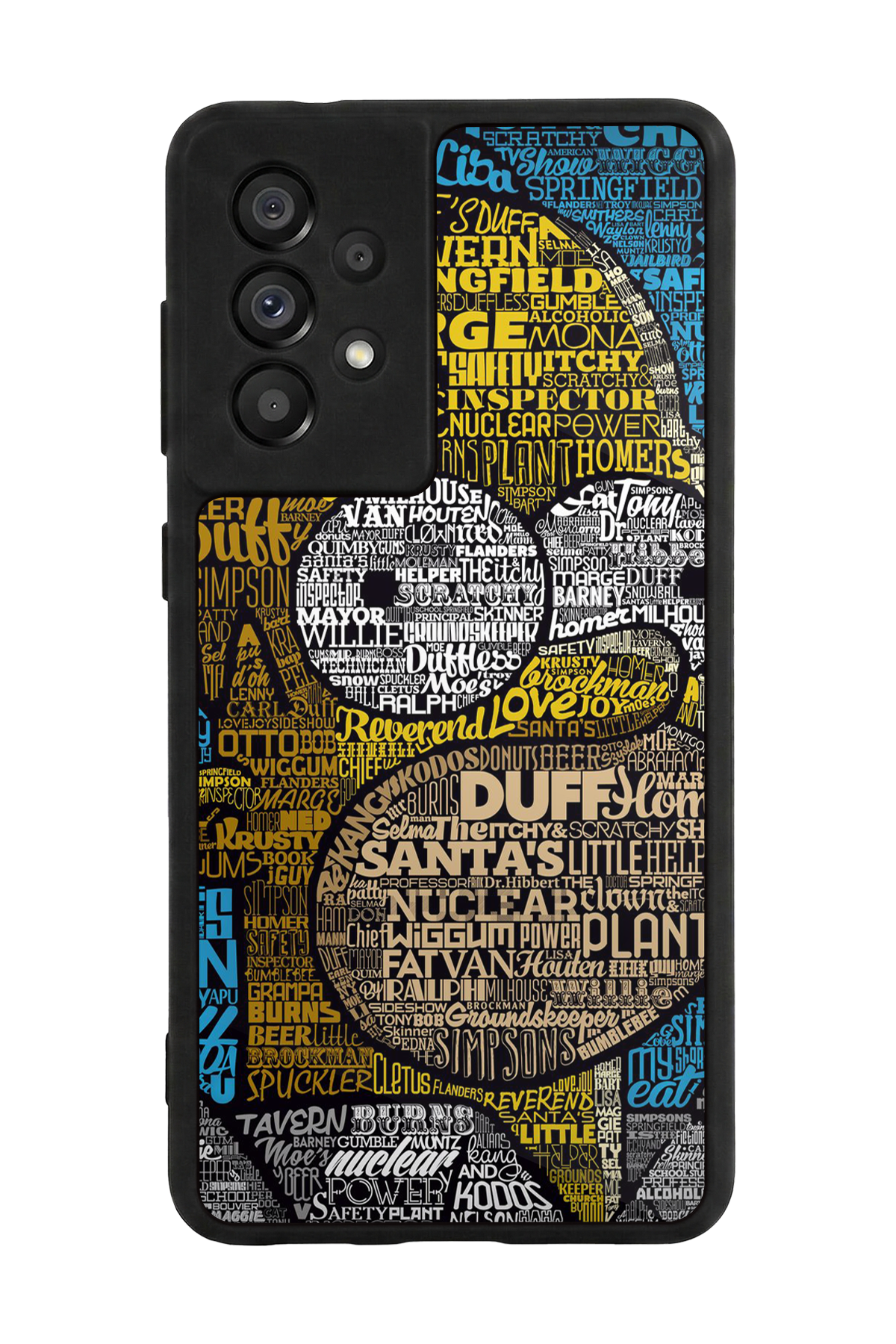 Samsung Galaxy A73 Uyumlu The Simpsons Tasarımlı Glossy Premium Kılıf