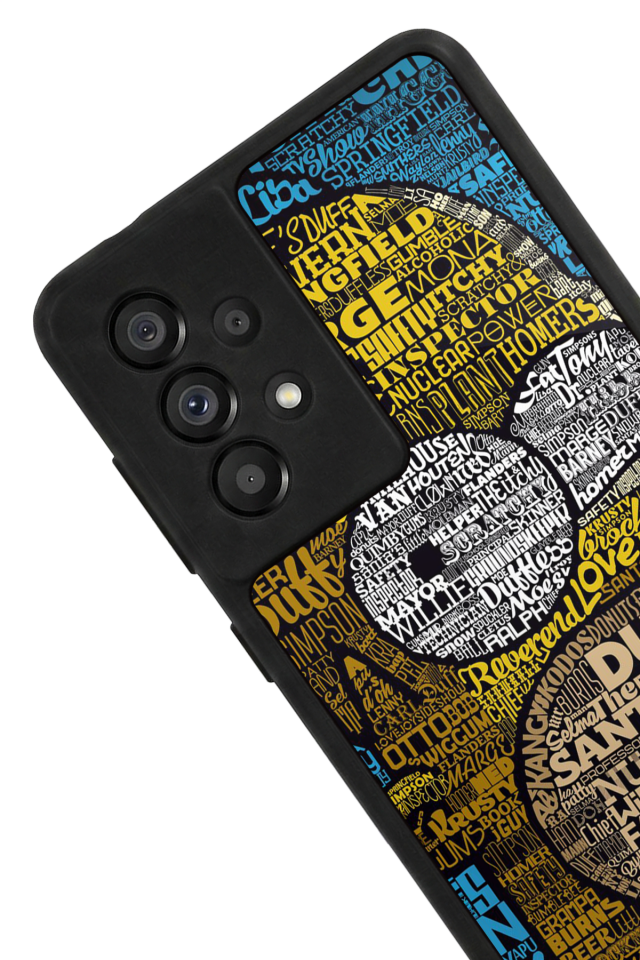 Samsung Galaxy A73 Uyumlu The Simpsons Tasarımlı Glossy Premium Kılıf