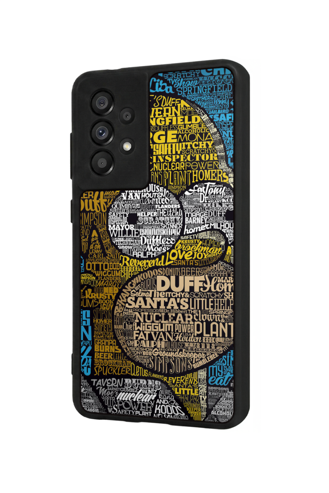 Samsung Galaxy A73 Uyumlu The Simpsons Tasarımlı Glossy Premium Kılıf