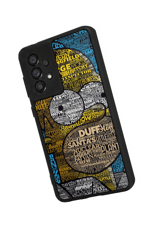 Samsung Galaxy A73 Uyumlu The Simpsons Tasarımlı Glossy Premium Kılıf