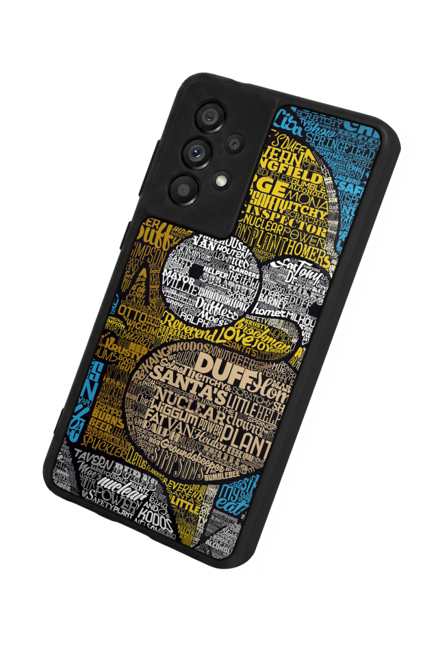 Samsung Galaxy A73 Uyumlu The Simpsons Tasarımlı Glossy Premium Kılıf