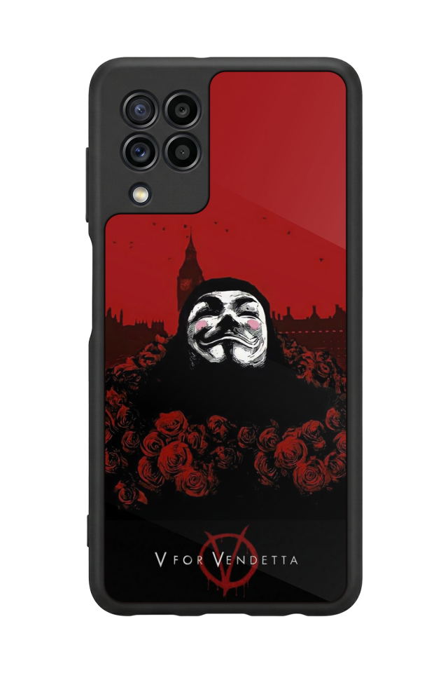 Samsung Galaxy M22 Uyumlu Vendetta Tasarımlı Glossy Premium Kılıf