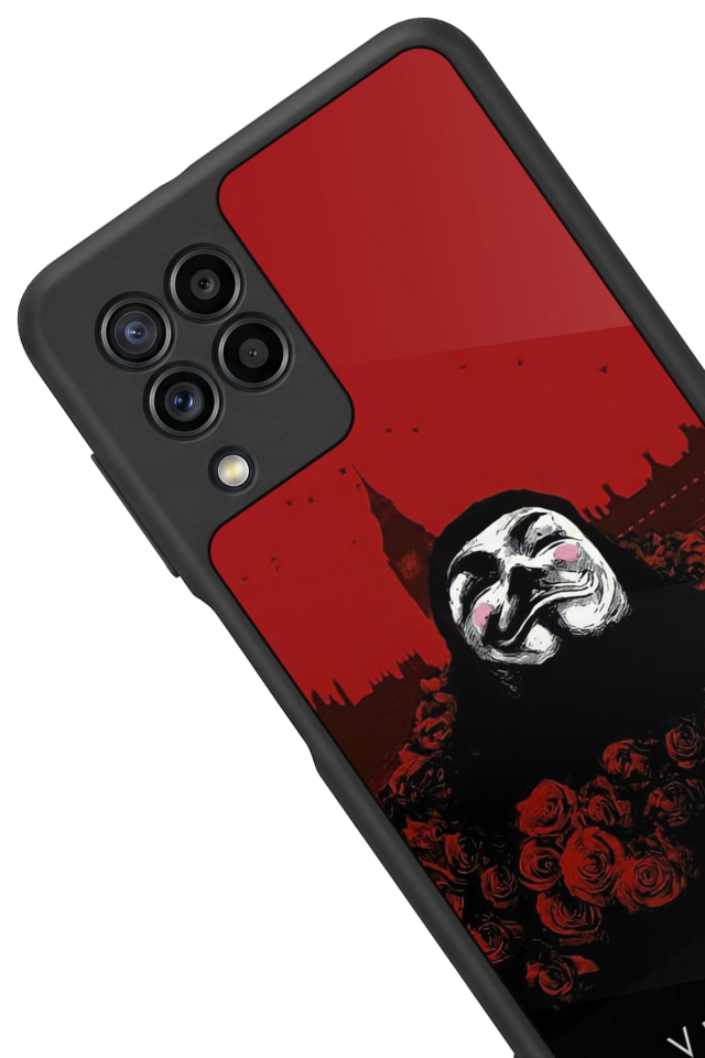 Samsung Galaxy M22 Uyumlu Vendetta Tasarımlı Glossy Premium Kılıf