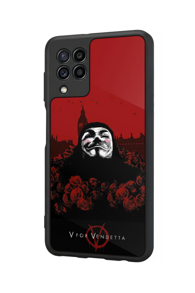 Samsung Galaxy M22 Uyumlu Vendetta Tasarımlı Glossy Premium Kılıf