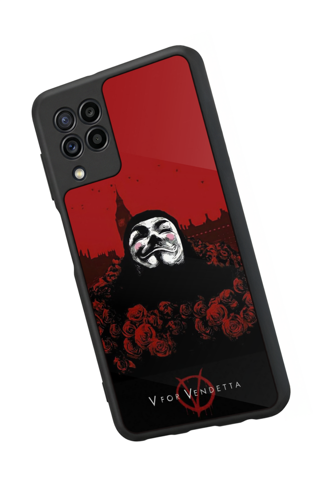 Samsung Galaxy M22 Uyumlu Vendetta Tasarımlı Glossy Premium Kılıf