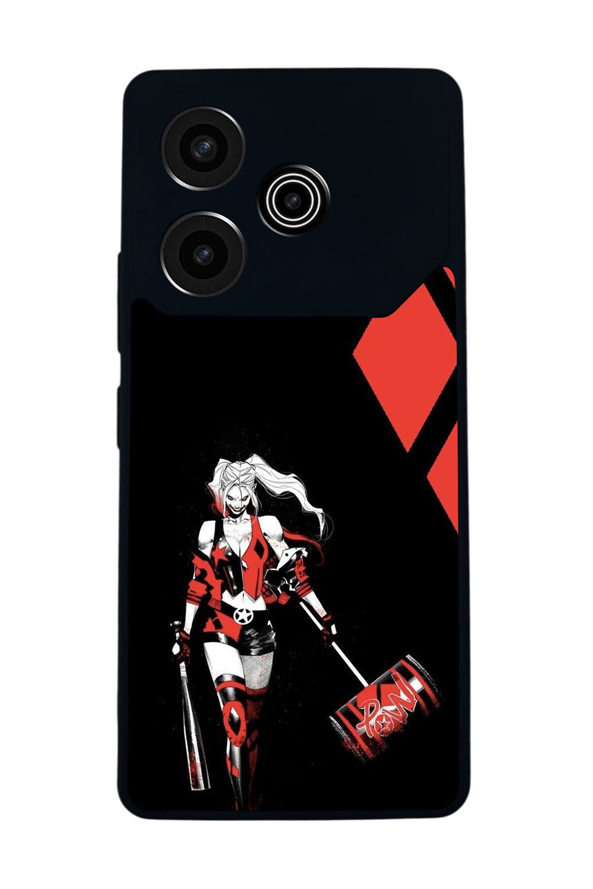 Tecno Pova 6 Uyumlu HarleyQueen Tasarımlı Glossy Premium Kılıf