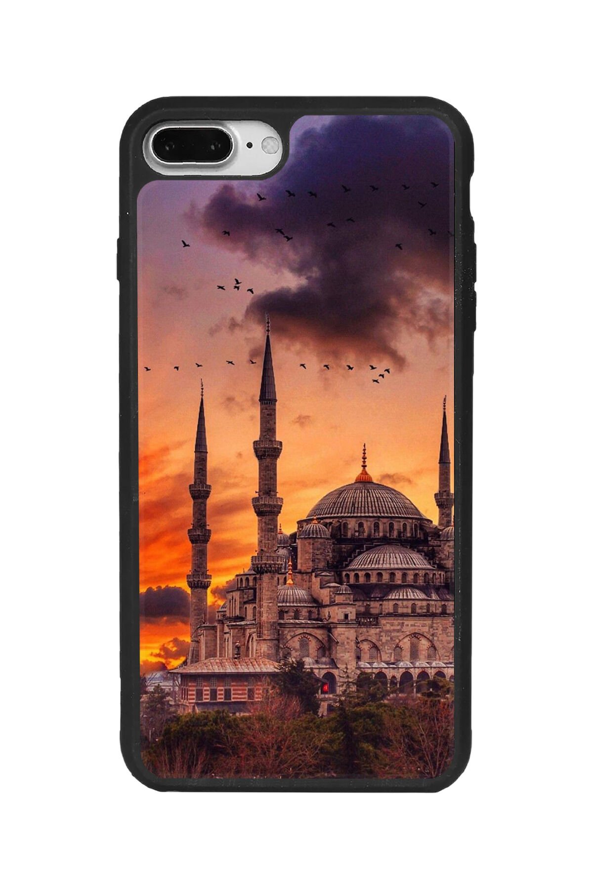 Apple iPhone 7 Plus Siyah Silikon Kılıf Çiziklere ve Darbelere Karşı Koruma