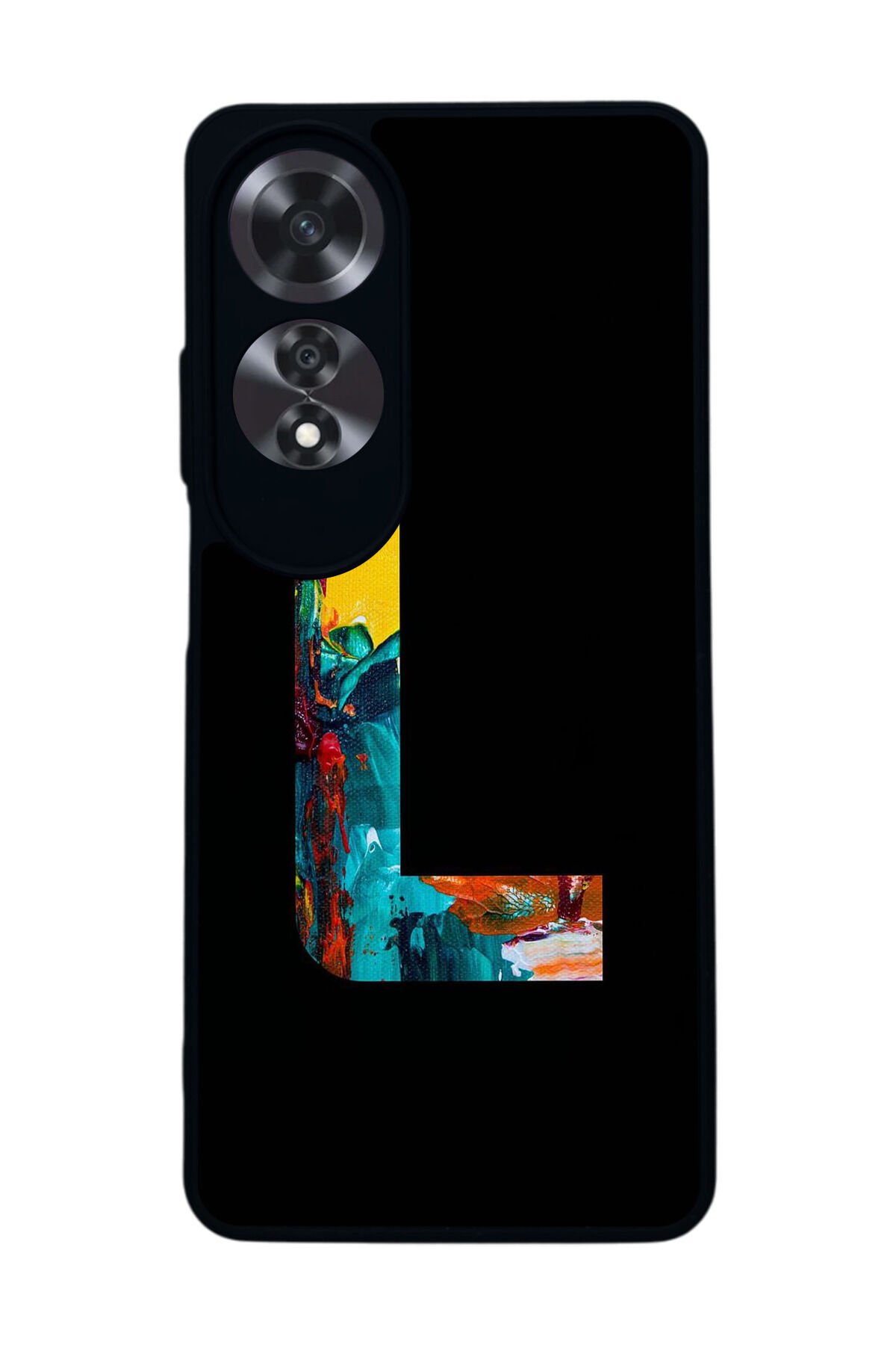 Oppo A60 Mat Siyah uyumlu Kılıf – Yumuşak Silikon, Koruyucu, Şok Emici Kapak