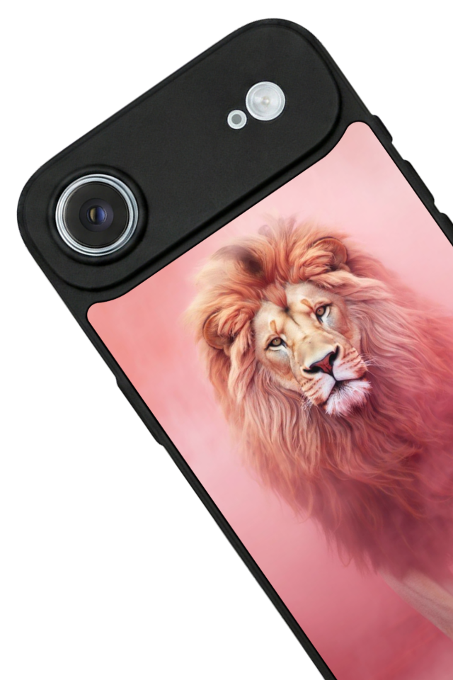 iPhone 17 Air Uyumlu Aslan Tasarımlı Glossy Premium Kılıf