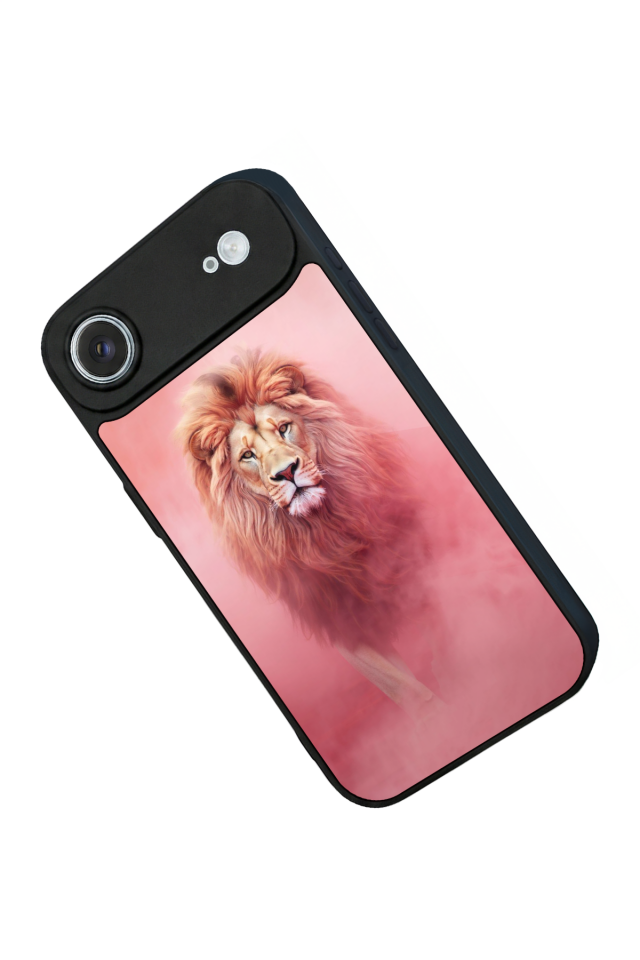 iPhone 17 Air Uyumlu Aslan Tasarımlı Glossy Premium Kılıf