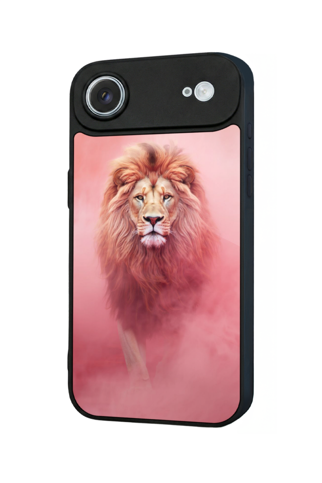 iPhone 17 Air Uyumlu Aslan Tasarımlı Glossy Premium Kılıf