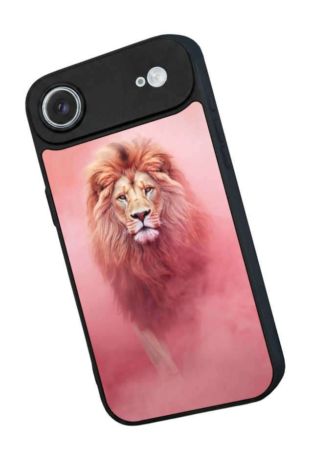 iPhone 17 Air Uyumlu Aslan Tasarımlı Glossy Premium Kılıf