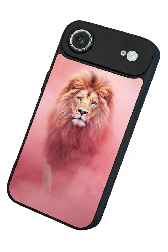 iPhone 17 Air Uyumlu Aslan Tasarımlı Glossy Premium Kılıf