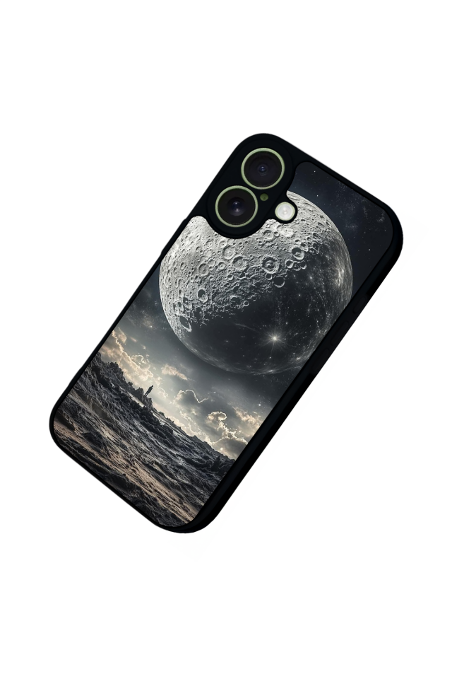 iPhone 17 Uyumlu Ay Tasarımlı Glossy Premium Kılıf