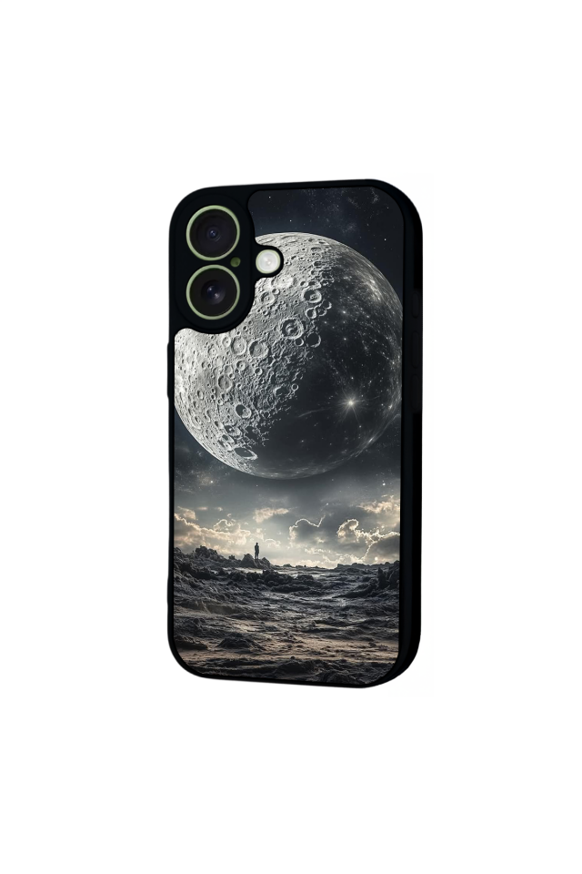 iPhone 17 Uyumlu Ay Tasarımlı Glossy Premium Kılıf