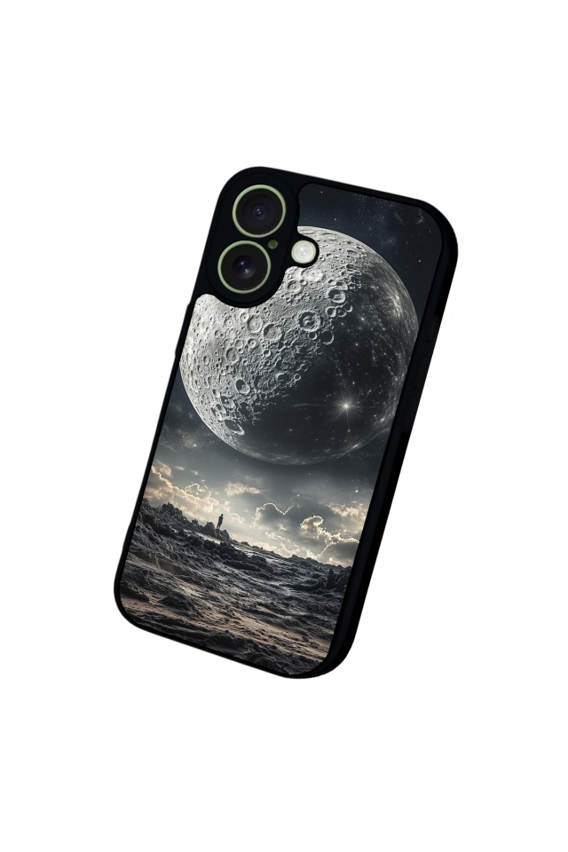 iPhone 17 Uyumlu Ay Tasarımlı Glossy Premium Kılıf