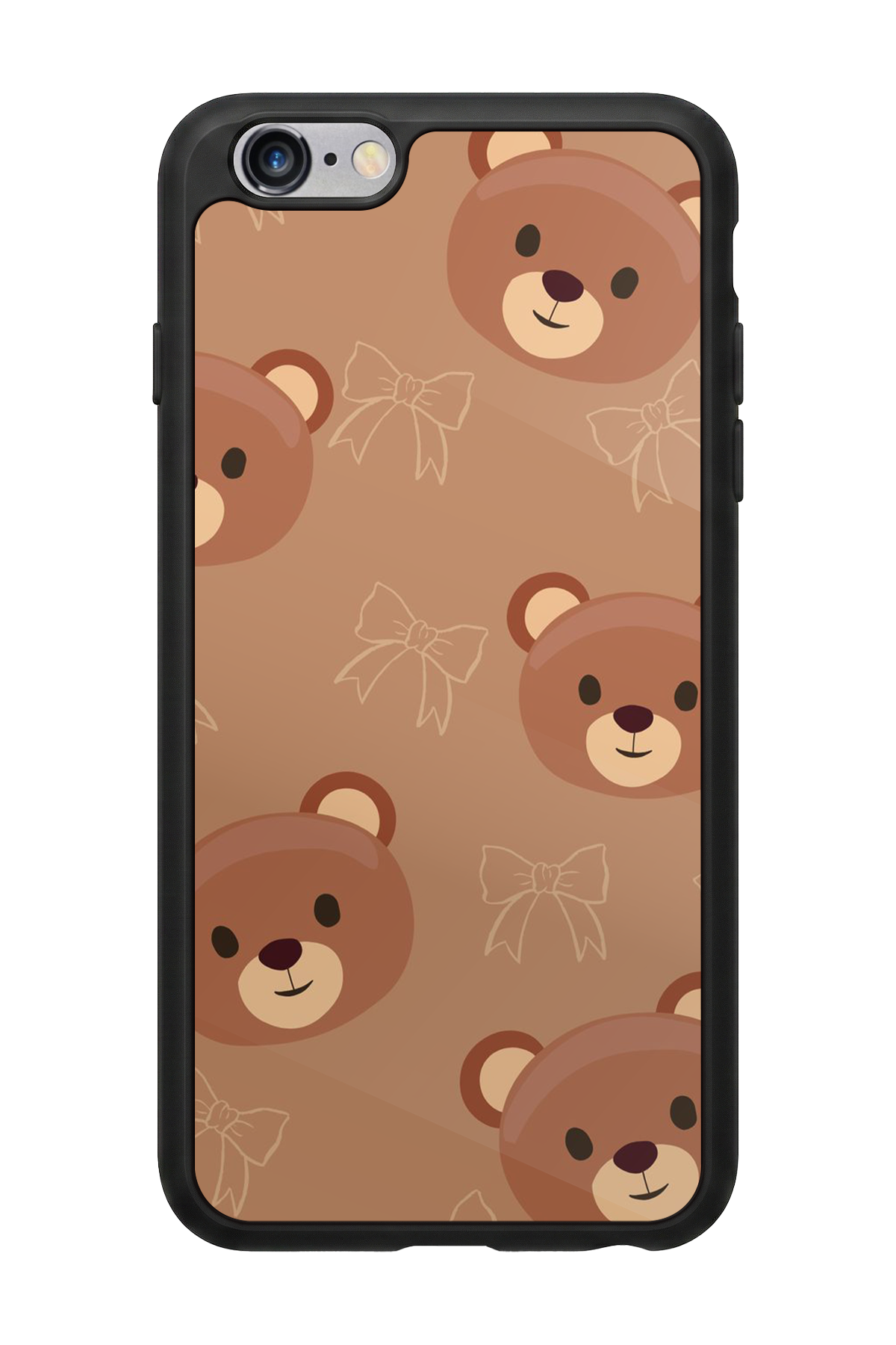 iPhone 6 Plus Uyumlu Ayı Tasarımlı Glossy Premium Kılıf