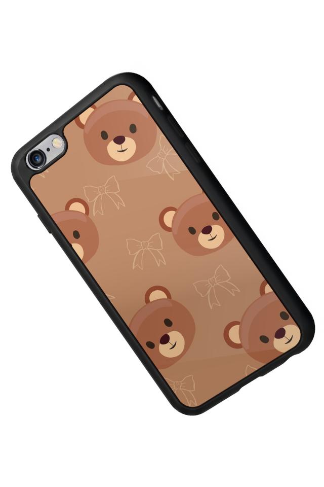 iPhone 6 Plus Uyumlu Ayı Tasarımlı Glossy Premium Kılıf