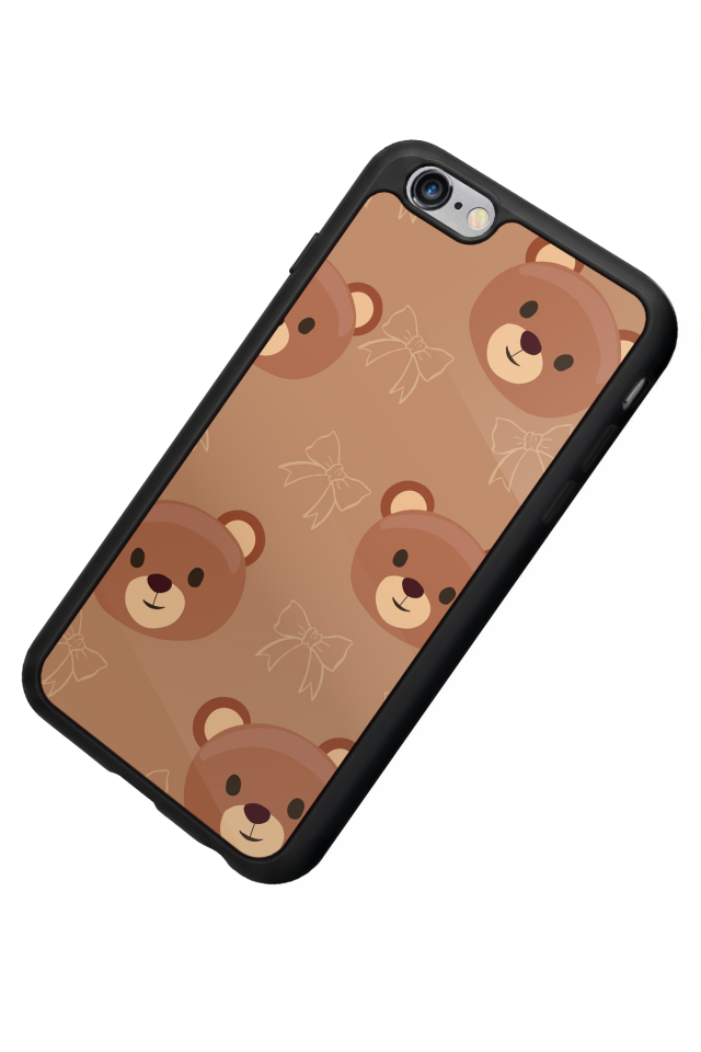 iPhone 6 Plus Uyumlu Ayı Tasarımlı Glossy Premium Kılıf