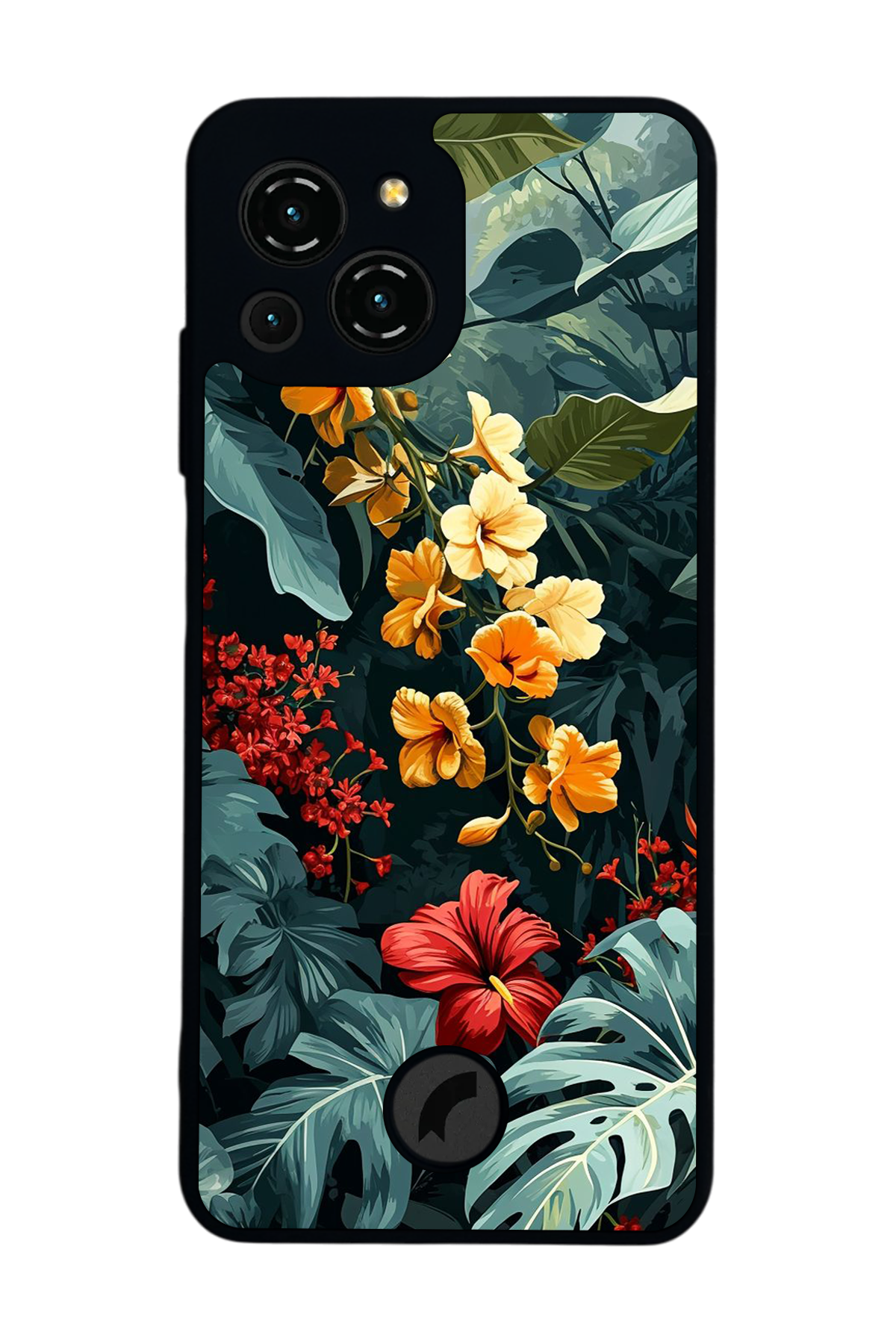 Reeder S23 Pro Max Uyumlu Botanik Tasarımlı Glossy Premium Kılıf