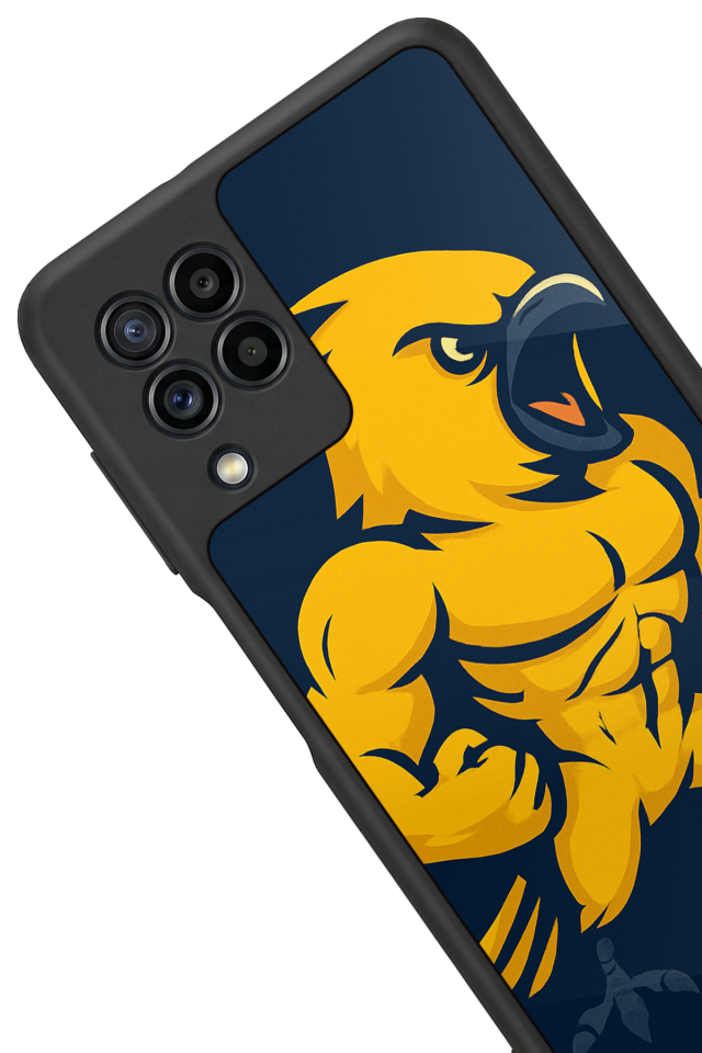 Samsung Galaxy M22 Uyumlu Fenerbahce Tasarımlı Glossy Premium Kılıf