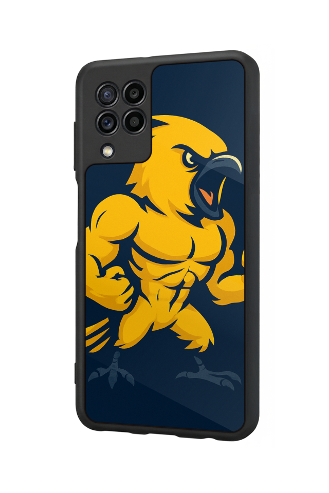 Samsung Galaxy M22 Uyumlu Fenerbahce Tasarımlı Glossy Premium Kılıf