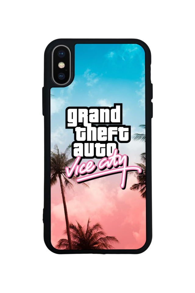 iPhone XS Max Uyumlu GTA Tasarımlı Glossy Premium Kılıf