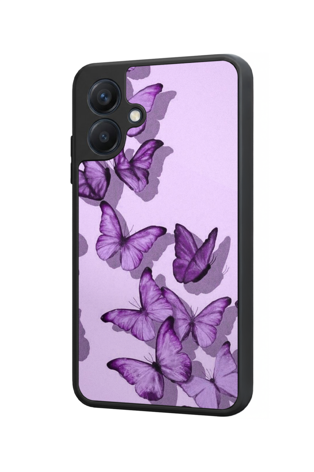 Samsung Galaxy A07 Uyumlu Kelebek Tasarımlı Glossy Premium Kılıf