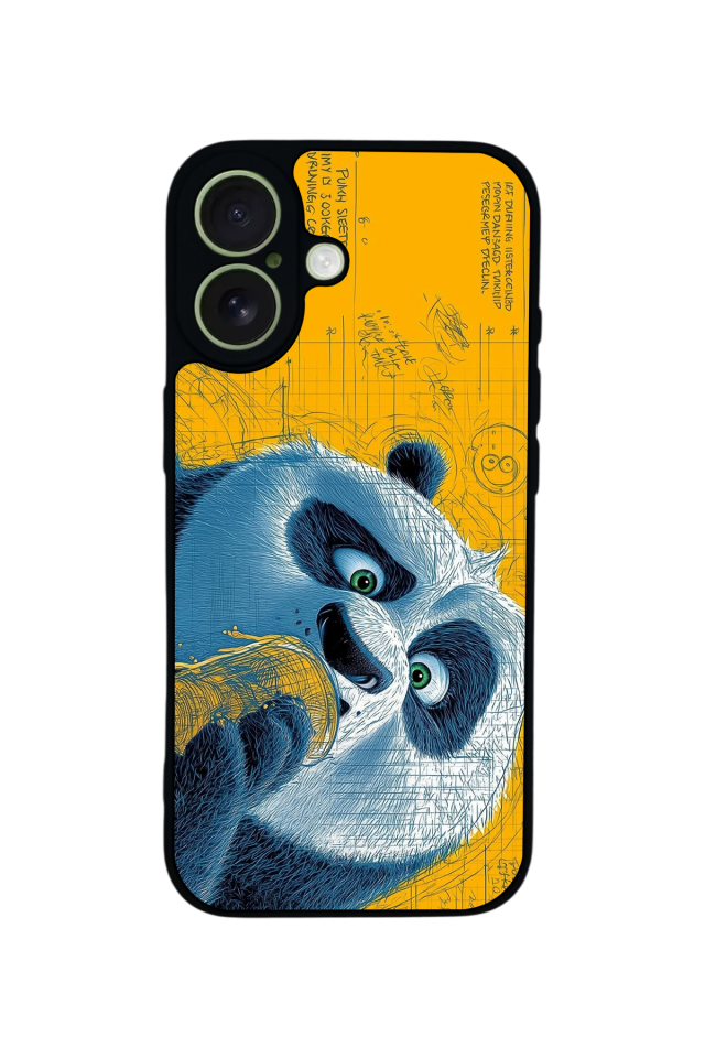 iPhone 17 Uyumlu Kung Fu Panda Tasarımlı Glossy Premium Kılıf