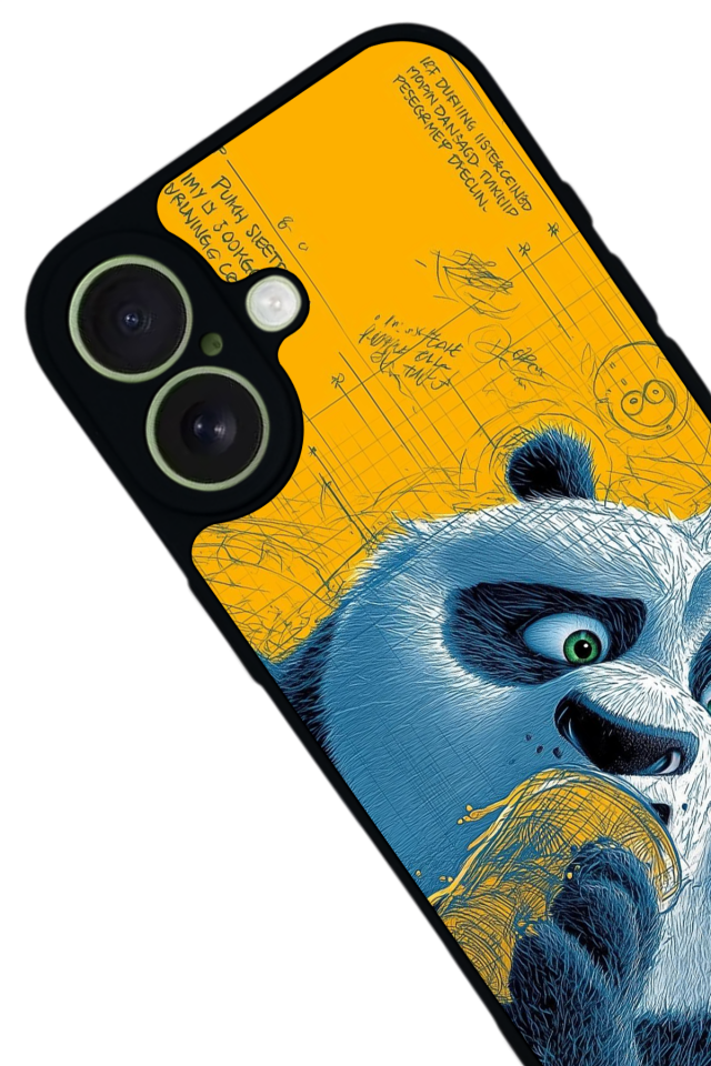 iPhone 17 Uyumlu Kung Fu Panda Tasarımlı Glossy Premium Kılıf