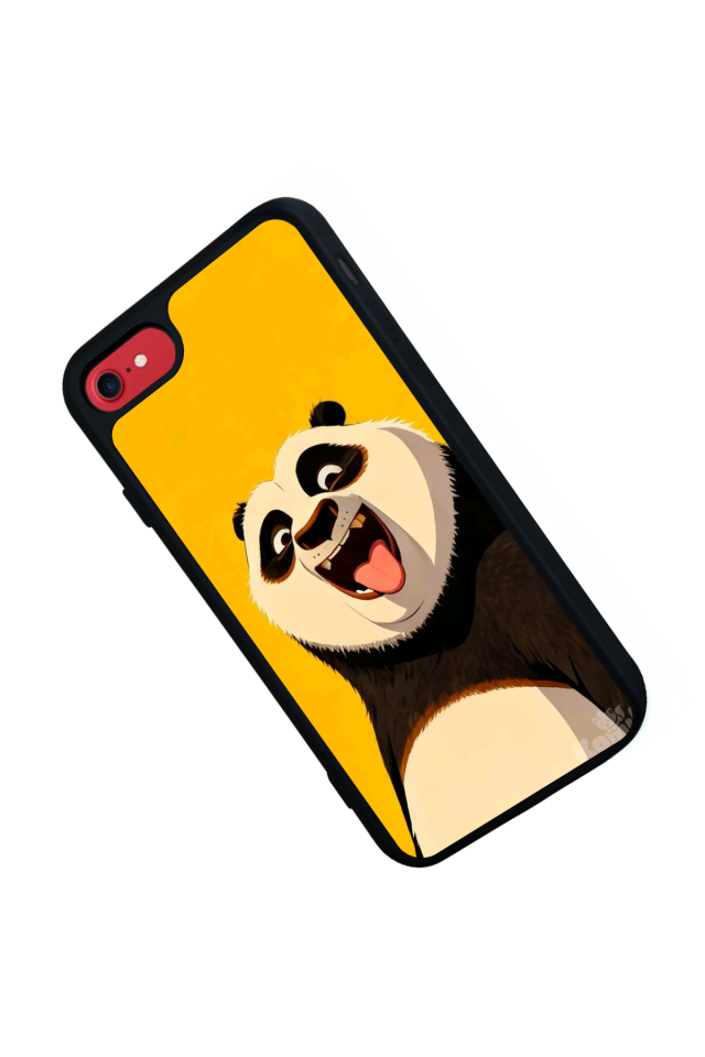 iPhone 7 Uyumlu Kung Fu Panda Tasarımlı Glossy Premium Kılıf
