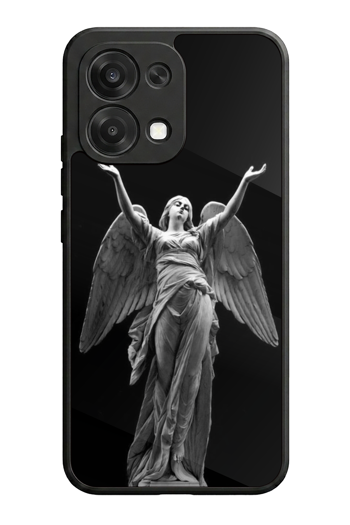 Oppo A6 Pro Uyumlu Melek Tasarımlı Glossy Premium Kılıf