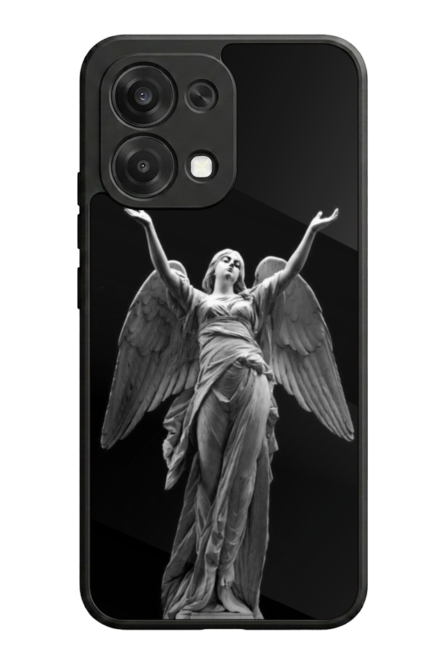 Oppo A6 Pro Uyumlu Melek Tasarımlı Glossy Premium Kılıf