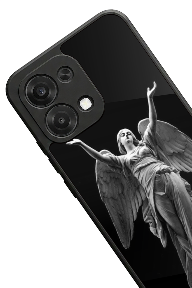 Oppo A6 Pro Uyumlu Melek Tasarımlı Glossy Premium Kılıf