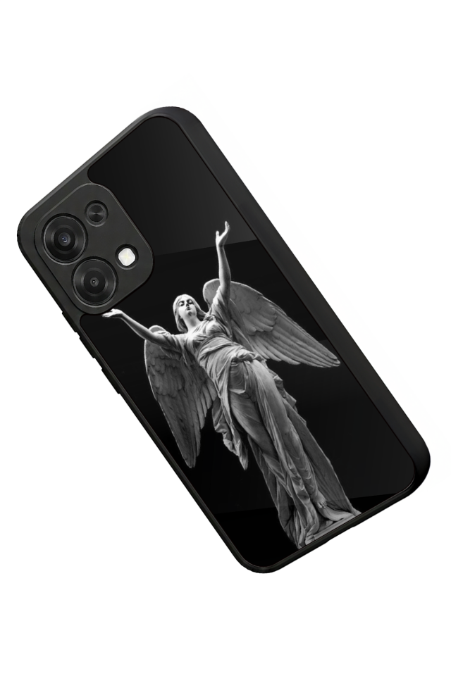 Oppo A6 Pro Uyumlu Melek Tasarımlı Glossy Premium Kılıf