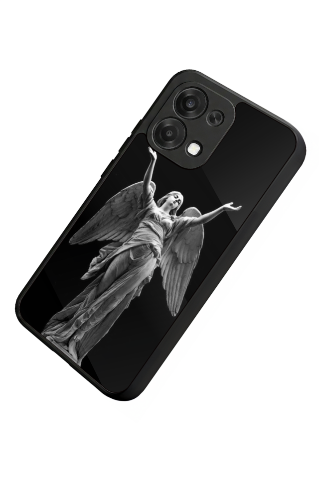 Oppo A6 Pro Uyumlu Melek Tasarımlı Glossy Premium Kılıf