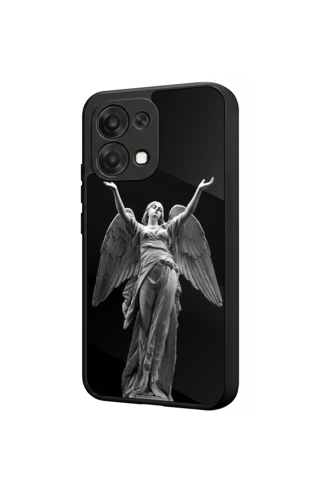 Oppo A6 Pro Uyumlu Melek Tasarımlı Glossy Premium Kılıf