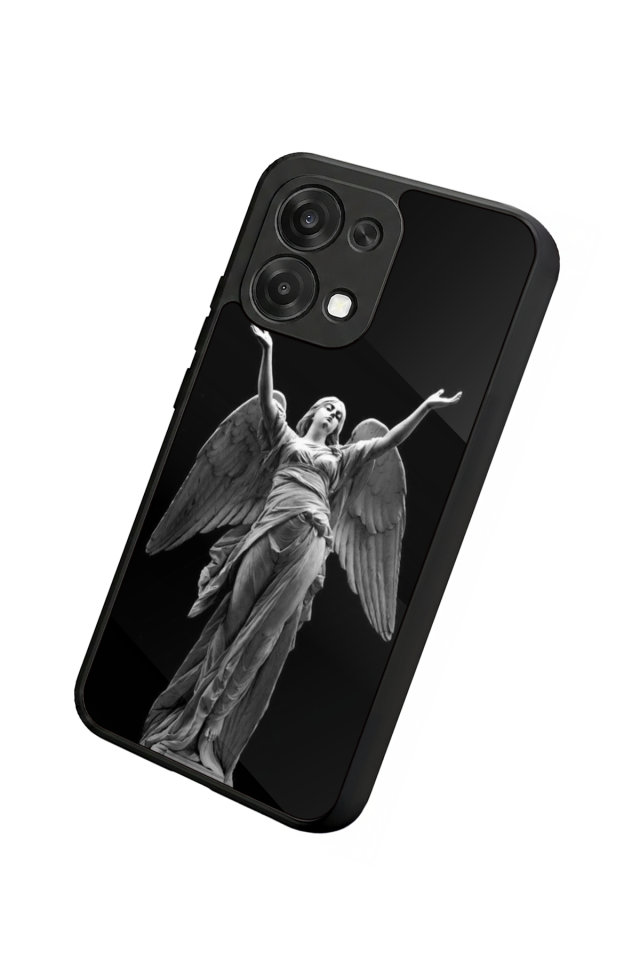 Oppo A6 Pro Uyumlu Melek Tasarımlı Glossy Premium Kılıf