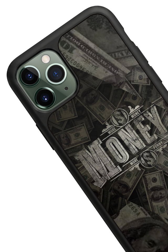 iPhone 11 Pro Max Uyumlu Money Para Tasarımlı Glossy Premium Kılıf