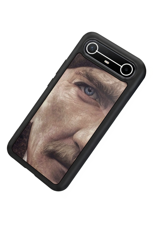 Tecno Spark Slim 5G Uyumlu Mustafa Kemal Ataturk Tasarımlı Glossy Premium Kılıf