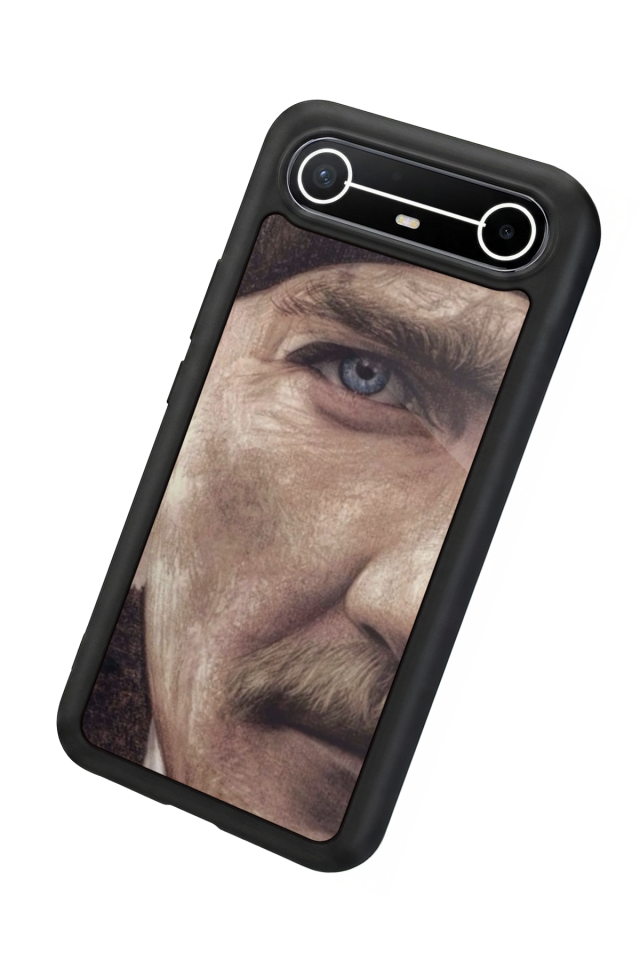 Tecno Spark Slim 5G Uyumlu Mustafa Kemal Ataturk Tasarımlı Glossy Premium Kılıf