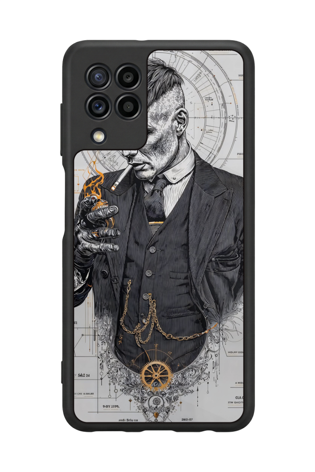 Samsung Galaxy M32 Uyumlu Peaky Blinders Tasarımlı Glossy Premium Kılıf
